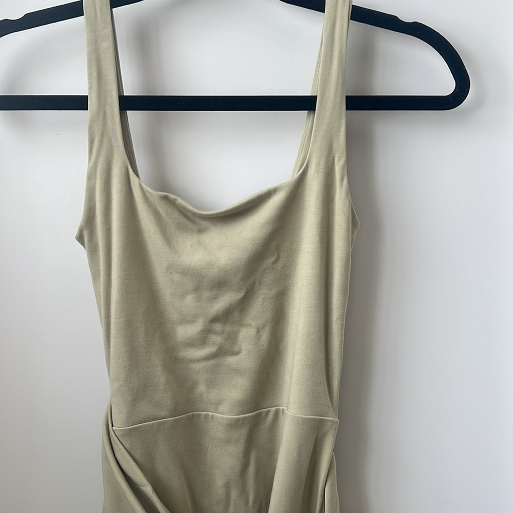 Aritzia Wilfred Green Saturn Mini Dress - Picture 3 of 5